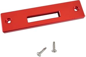 LXAUTOPCH Billet Aluminum Rear Sliding Moonroof Cover Latch, Sunroof Lock Rev 1 F Retainer 84900118 Compatible with Chevy Traverse, GMC Acadia, Buick Enclave（Rev1 red）