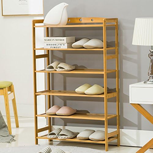 Shoe rack multi - storey shoe cabinet wooden display stand solid wood shoe cabinet multi - storey storage shoe racks ( Color : 2* , Size : 80CM )