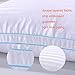 Homelike Moment Goose Feather Down Pillows for Sleeping 2 Pack Bed Pillow King Size Pillows Set of 2 Hypoallergenic Gusseted