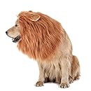 TOMSENN Dog Lion Mane - Realistic &amp; Funny Lion Mane for Dogs - Complementary Lion Mane for Dog Costumes - Lion Wig for Medium to Large Sized Dogs Lion Mane Wig for Dogs