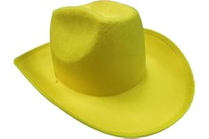 KARNIVAL COSTUMES Adult's Rodeo Yellow Cowboy Hat Costume Accessory
