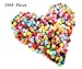 Devis 2000 Piece Pom Poms for Craft Making, Hobby Supplies and DIY Creative Decorations, Assorted Colors