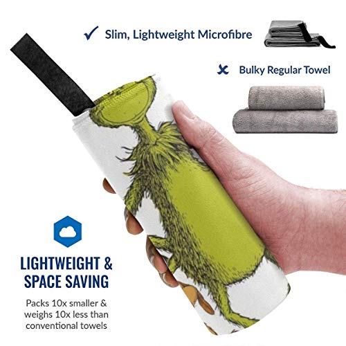 RGFDF-157-X-315-Super-Absorbent-Quick-Dry-Towels-Green-G-Rinch-Microfiber-Lightweight-Portable-Pool-Bath-Towel-for-CampingSportsTravelFitness