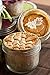 Nakpunar 6 pcs 4 oz Glass Mason Jars with Gold Lids (4 oz, Gold - 6 pcs)