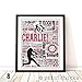 Baseball Personalized Print - PrintChicks Wall Art Decor Poster Team Gift. SHIPS 1-2 DAYS, ARRIVES BEFORE CHRISTMAS!