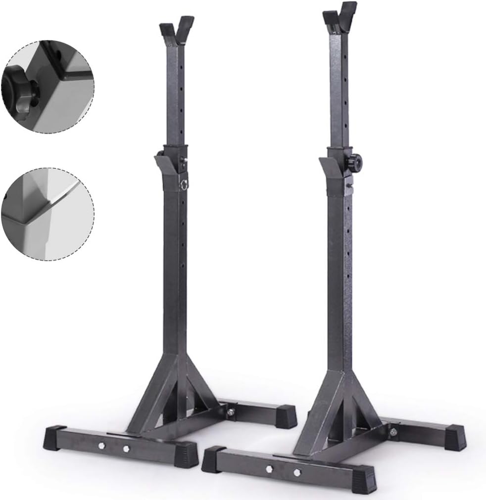 Weight Racks Squat Rack Bench Press Multifunctional Shelf Adjustable Bracket Home Indoor Gym Strength Training Stand Men's Fitness Barbell Rack Only Sell Shelves Squat Rack