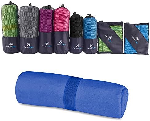MountFlow Microfibre Towel - Quick Dry Micro Travel Towels for Swimming Pool Camping Gym Sports Yoga and Pilates