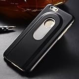 Beers Bottle Opener Hard Case For Iphone 6 4.7 Inch Aluminum Back Cover Metal With Inner Stainless Steel For Iphone 6 Cover Case Black Case-black case