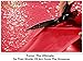 ShinyBeauty 4FTx7FT Sequin backdrops,Red Sequin Photo Booth Backdrop, Party backdrops, Wedding backdrops, Sparkling backdrops, Christmas Decoration (Red)