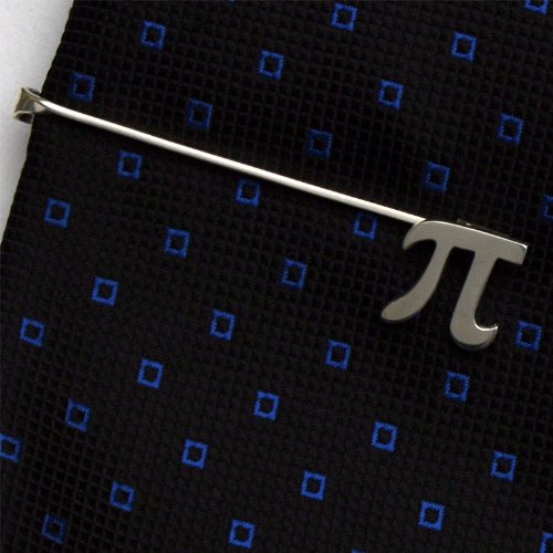 ZAUNICK Pi Tie Clip Sterling Silver