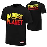 WWE Authentic Wear Ronda Rousey Baddest On The Planet Youth T-Shirt Black Large