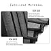 Dreaming Casa Solid Sheer Curtains Living Room Black Rod Pocket Voile Draperies Window Treatment 52