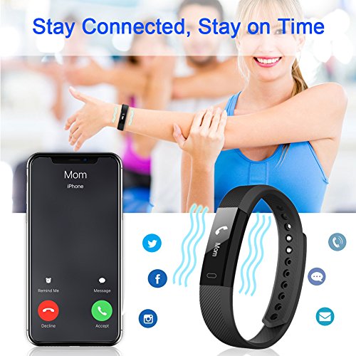 [- Letsfit Fitness Tracker, Pedometer Watch with Step Counter, Sleep Tracker, Step Tracker, Slim Sm