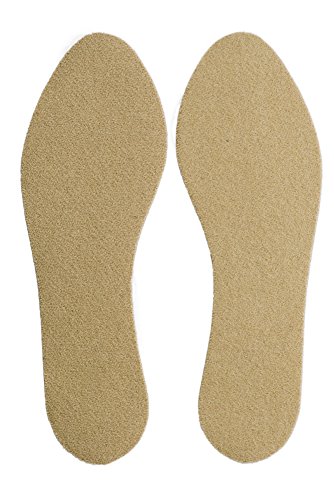 SoxsolS Machine Washable Dryer Safe Wool Flat Insert For Sockless Shoes For Women