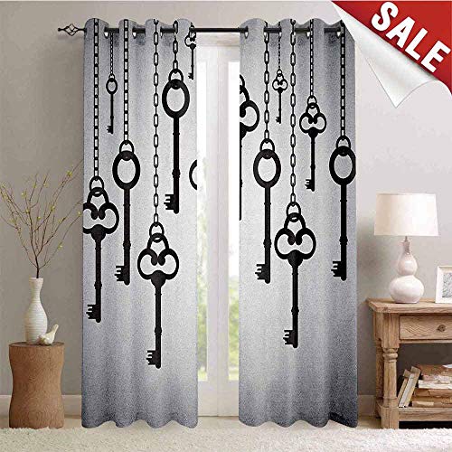 Antique Window Gromets Curtain Set Drapes For Babys Room