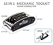 R.M.Stone 16 Tools in 1 Multi-Function Bike Bicycle Cycling Mechanic Repair Tool Kit - Accompanied by Guding eBook for Emergancies & Basic Bikes Maintainance Fixing Problems.