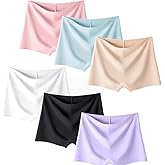 YoBeLove Teen Girls Seamless Boyshorts Underwear No Show Underpants and Breathable Underwear Panties for Dress Age 8-18