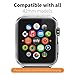 Orzly® - InvisiCase for Apple Watch (42mm) - 100% Clear Protective Shell for Full Screen & Side Cover for use with The Apple Watch (for 42mm Model of All 2015 Versions - Basic/Sport/Edition)