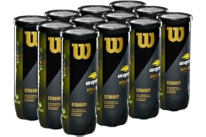 TENNIS PLAZA Wilson US Open Tennis Balls - Extra Duty- 2 CAN Pack
