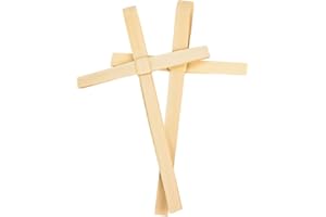 Concordia Supply Palm Crosses - 5" x 2.5" Dried African, Hand Held Cross Made with Palm Leaves for Palm Sunday, Easter, Children's Ministry & Other Church Events (Small, Pack of 50)