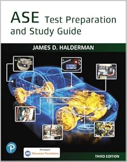 Ase Test Prep And Study Guide 3rd Edition Halderman