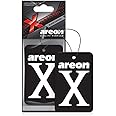 AREON X XV02 Hanging Best Car Air Freshener Black Crystal Scent, Paper Hanging Ornaments, Long Lasting Scent for Car or Home 12 Pack