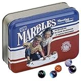 Channel Craft, Marbles in a Classic Toy Tin, Marble Game, Vintage Toys