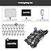 Warmfits 3'x4' Super Duty Bungee Cargo Net Stretches to 6'x8' Oversized Rooftop Carrier Net with 16 Metal D Clip Carabiners - Small 3