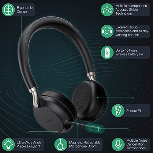 Yealink BH72 lite Bluetooth Headset Wireless Headset with Microphone