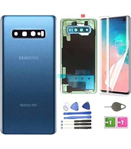 Amazon.com: Galaxy S 10 Plus Back Glass Cover Replacement Housing