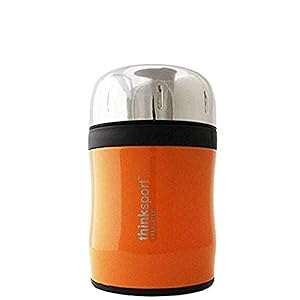 thinkbaby Insulated Food Container with Spork, Orange