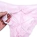 YiZYiF Men's Floral Lace Criss-Crossing Back Briefs Sissy Pouch Mooning Panties Pink X-Large(Waist 29.5-44.0/75-111cm)