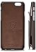 Vaultskin Eton Armour Case Wallet for iPhone 6 & 6S, Slim, Minimalist Genuiner Leather Case - Holds up to 8 Cards/Top Grain Leather (Brown)