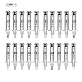 Ampoule Head Hylauronic Acid Injection - 20pcs Ampoule Head for Hyaluron Pen Wrinkle Removal High Pressure Hyaluronic Density Atomizer