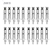 Ampoule Head Hylauronic Acid Injection - 20pcs Ampoule Head for Hyaluron Pen Wrinkle Removal High Pressure Hyaluronic Density Atomizer