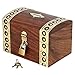 Indian Coin Bank Money Saving Box - Banks for Kids & Adults - Wood Vacation Piggy Bank