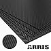 ARRIS 200X300X2.5MM Carbon Fiber Sheet, Available in 0.5MM 1MM 1.5MM 2MM 3MM 3.5MM 4MM 4.5MM 5MM 6MM 100% 3K Carbon Fiber Plate Plain Weave Panel