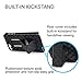 Designed for iPhone SE 2016 (1-st Gen) / 5 / 5s [NOT for SE2020] Case with Belt Clip Holster - Kickstand Cover Phone Case - Black
