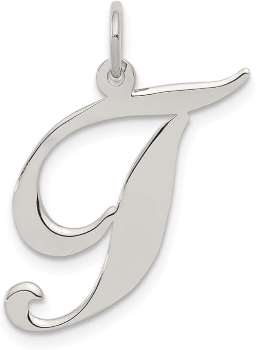 Letter t necklace sterling silver Outlet