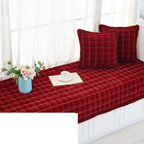 Plush window mat/sill pad/padded bedroom cushion/balconies mats/european tatami mat/anti-slip window mat-F 90x90cm(35x35inch)