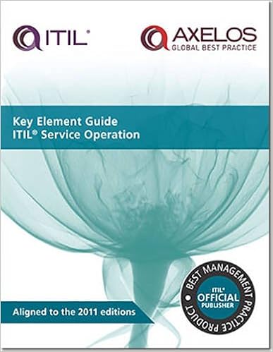 Key Element Guide Itil Service Operation Pack Of 10 Cabinet