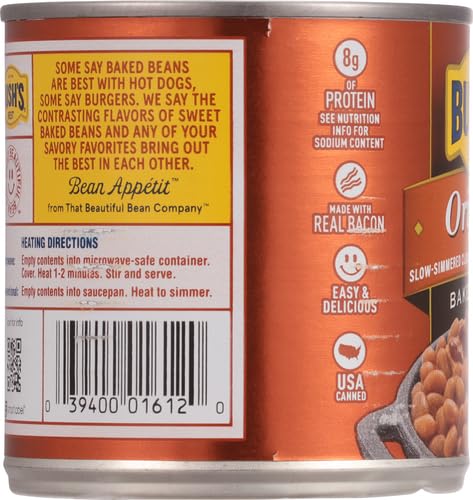 BUSH’S BEST ORIGINAL BAKED BEANS, 16 OZ