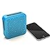 JLab Crasher Mini Wireless Bluetooth Speaker | Bluetooth 2.1 | 18 Hour Battery Life | Water Resistant & Dust Resistant | USB + AUX Backup Available | Blue
