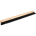 MARSHALLTOWN Wood Backed Concrete Broom, Horsehair Bristles, 36 Inch, Non-Slip Finish, Made in USA, 6598