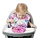 Bumkins Toddler and Baby Suction Plate, Silicone Divided Grip Dish, Babies and Kids, Baby Led Weaning, Children Feeding Supplies, Non Skid Sticky Bottom, Platinum Silicone, Ages 6 Months Up, Unicorn