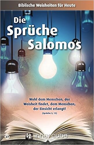 Die Sprüche Salomos Amazonde Inner Cube Gmbh Bücher