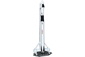 Mahfisj 1:200 Scale SpaceX Falcon 9 Rocket Model SpaceX First -Stage Booster Rocket Metal Diecast F9 Starship Falcon Ideal Co