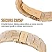 V-MORO Resin Bands Compatible with Apple Watch Bands 42mm 44mm iWatch Series 6/5/4/3/2/1 with Stainless Steel Buckle Copper Replacement Wristband Strap Women Men (Light Cream, 42mm)