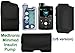 Premium Classic Style Pouch case with Belt Clip for Medtronic Minimed Insulin Pump 530G/630G/640G/670G (US Version) (Black/Vertical/1)