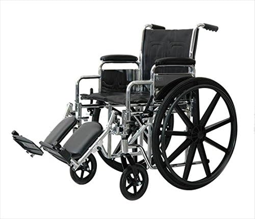 Standard Dual Axle Wheelchair Seat Size: 18" W x 16" D, Armrest: Desk Arm, Legrests: Swingaway